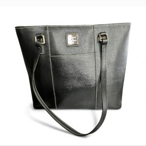 Dooney & Bourke Black Leather Tote EUC